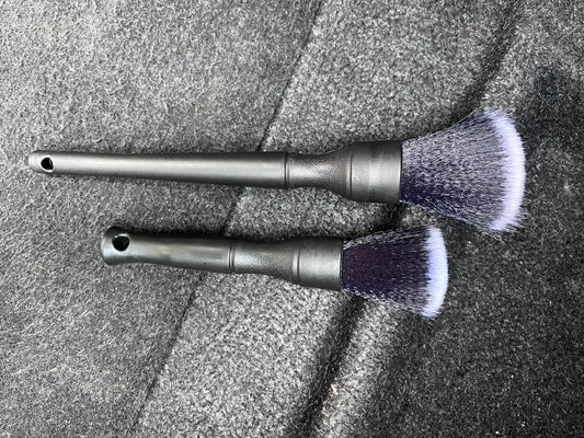 Pack 2 Pinceaux Detailing Voiture – Nylon Doux & Manche Ergonomique | VibeAuto