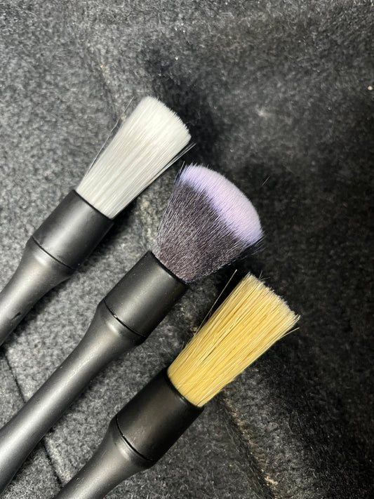 Lot de 3 Pinceaux Detailing – Nettoyage Précis et Efficace