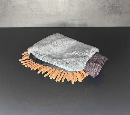 Gant de lavage microfibre double face - spécial detailing auto