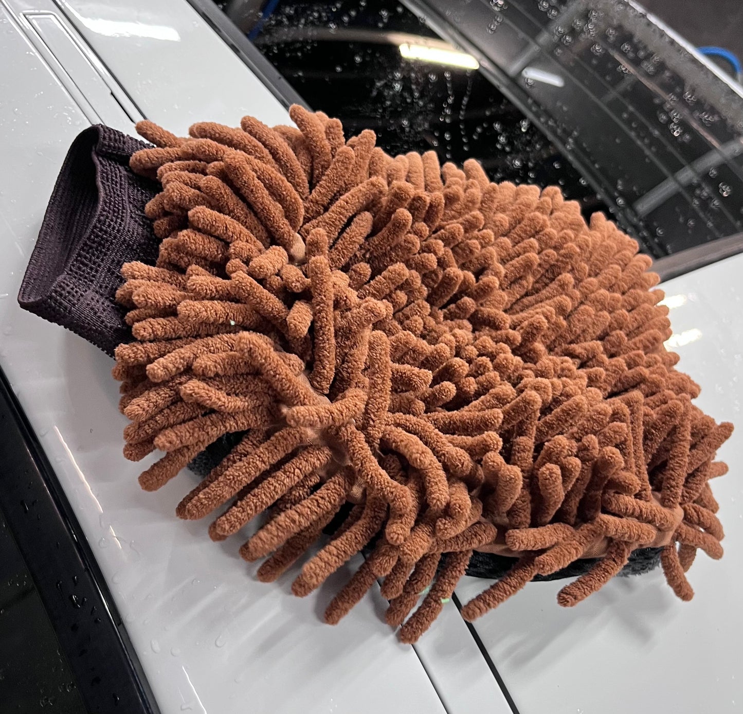 Gant de lavage microfibre double face - spécial detailing auto