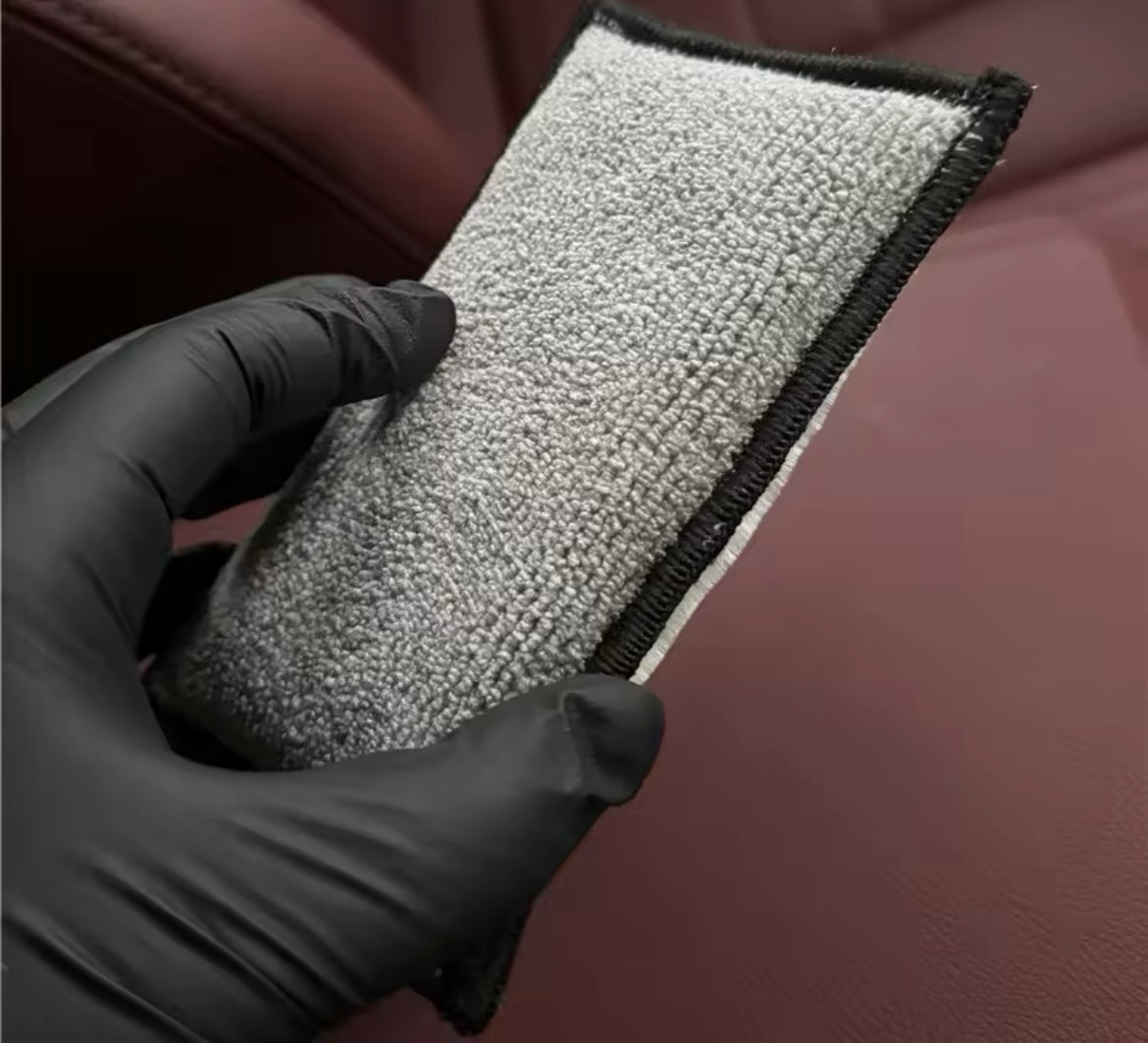 Éponge Microfibre Double Face – Finition Pro, Nettoyage Précis